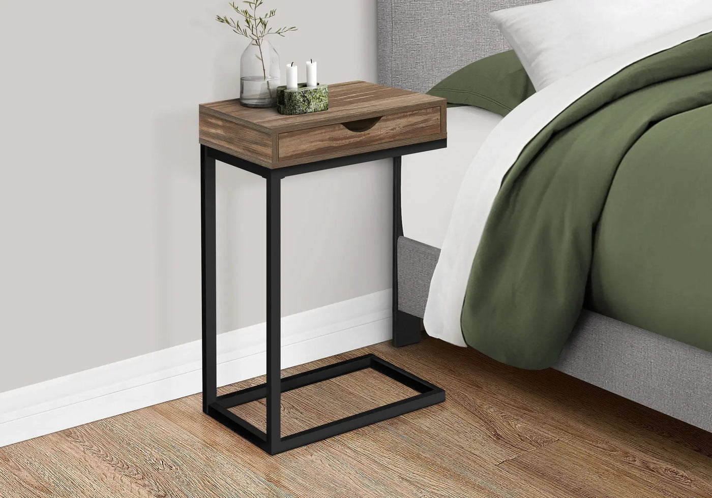Accent Table, C - Shaped Contemporary Elegant Design by HouseOfZazla