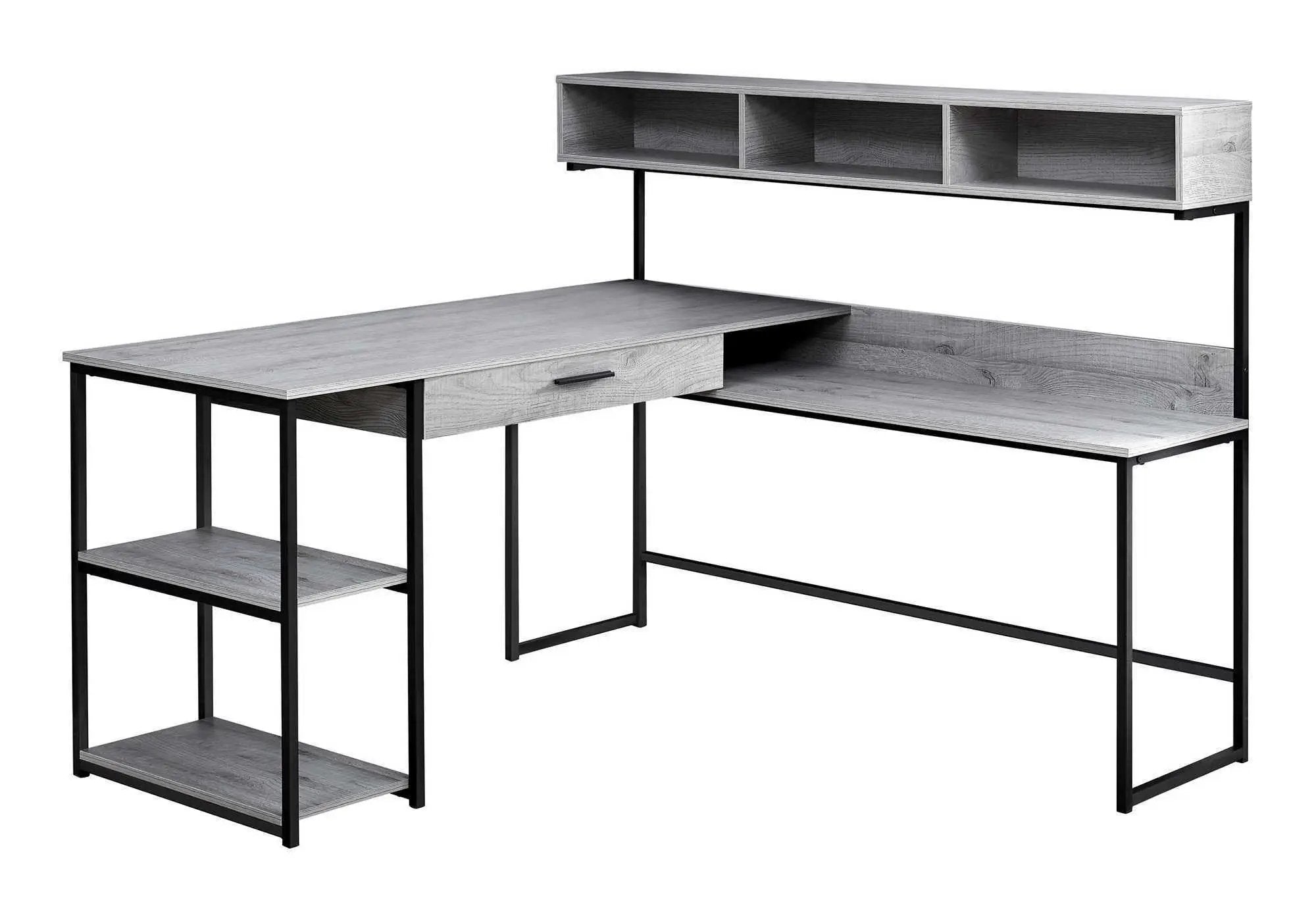 Computer Desk, Home Office, Corner, Storage Drawers, L Shape, Laptop, Contemporary & Modern by Unique Piece Furniture
