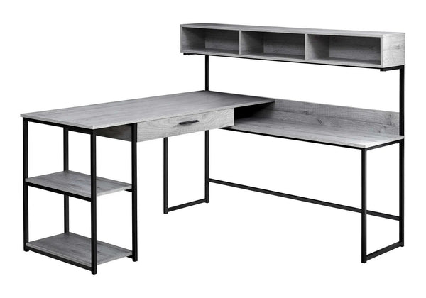 L-Shaped Corner Computer Desk with Storage Drawers
