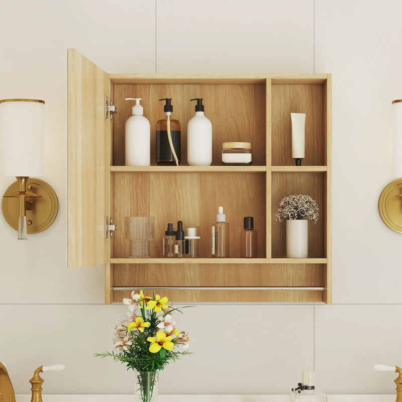 Bathroom Mirror Medicine Cabinet Wall Mounted With Shelves by Unique Piece Furniture
