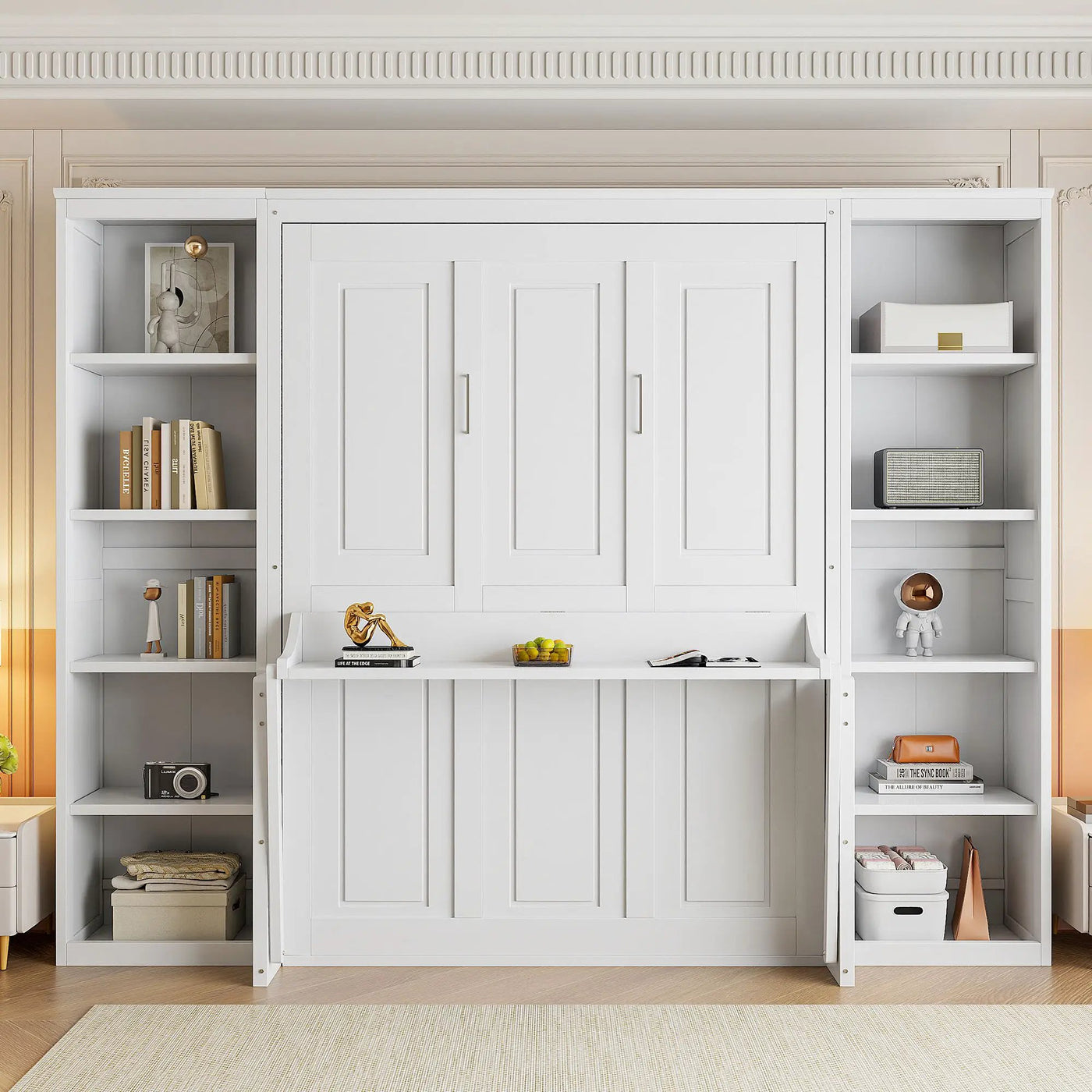 Murphy Bed With Desk And Bookshelf by HouseOfZazla
