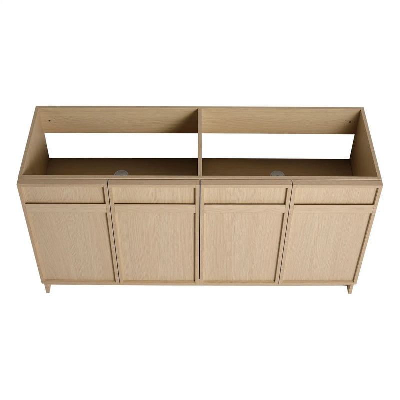 Modern Freestanding Bathroom Vanity & Soft Close Cabinet Doors by Unique Piece Furniture