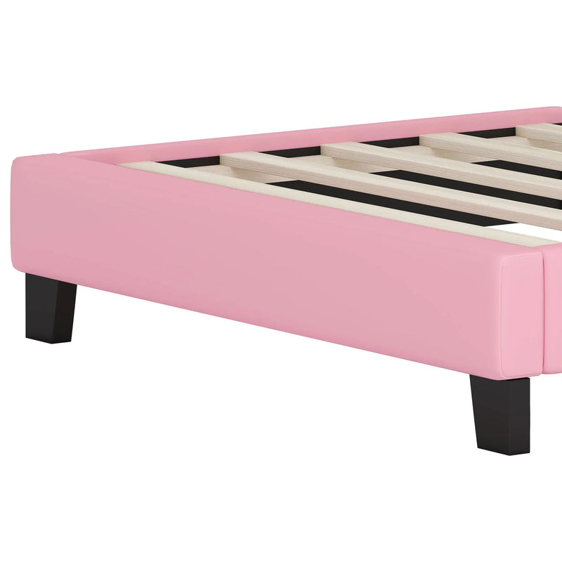 Upholstered Princess Platform Bed With Crown Headboard by HouseOfZazla