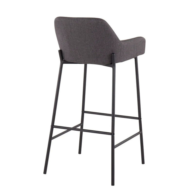 Daniella - Industrial Fixed Height Bar Stool (Set of 2) by Unique Piece Furniture