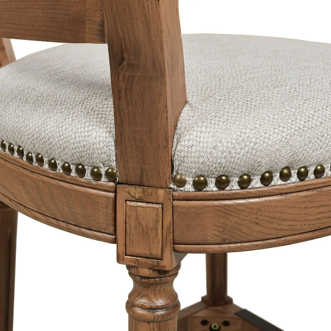 Triomphe - Rattan Wicker High Back Armless Counter Bar Stool by Unique Piece Furniture