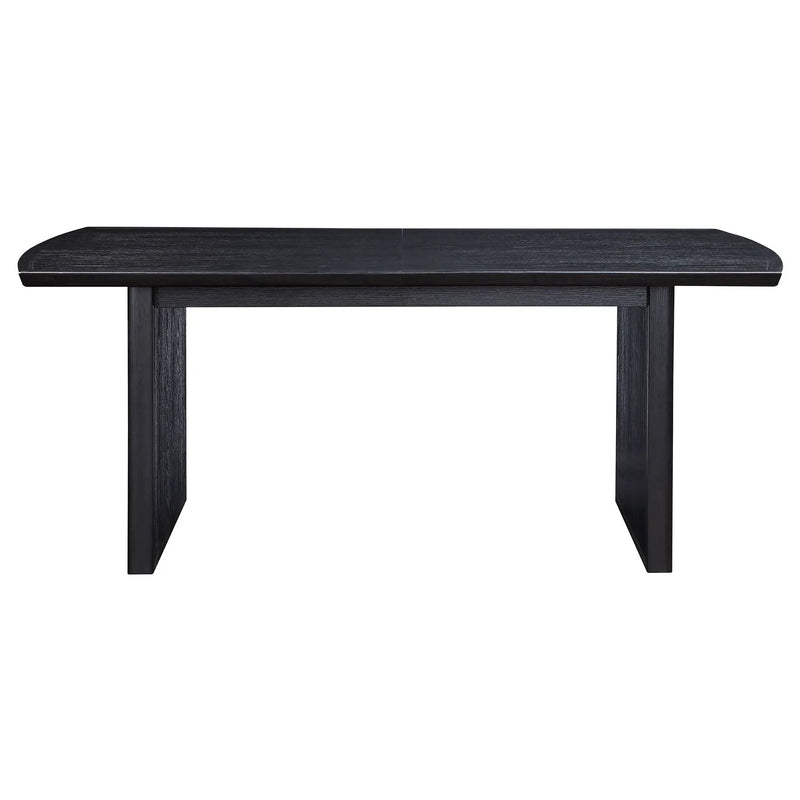 Brookmead 100-inch Extension Leaf Dining Table Black by Unique Piece Furniture