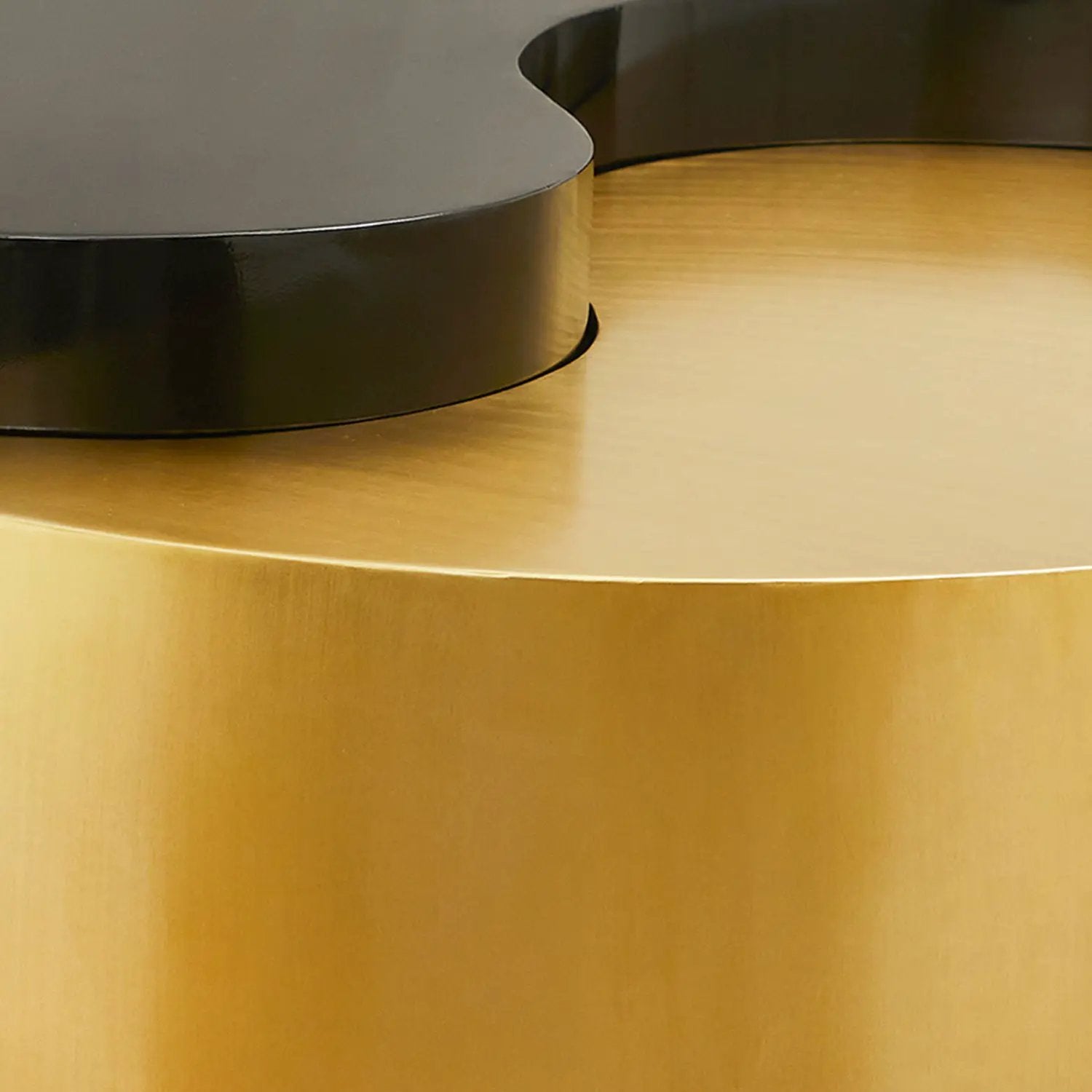 Ying Yang - Coffee Table - Gold / Black by HouseOfZazla