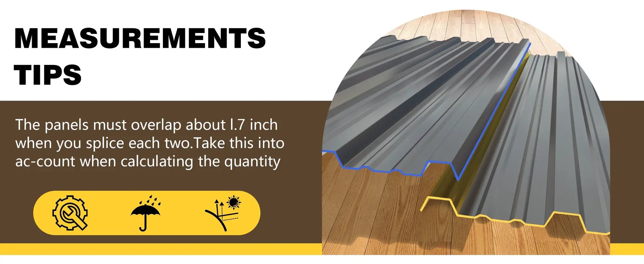 20 Pcs Metal Roof Panels by HouseOfZazla