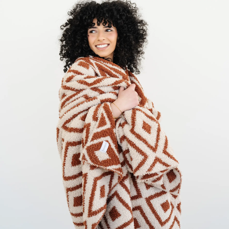 Double-Layer Bamboni XL Bamboo Rayon Throw Blanket by HouseOfZazla