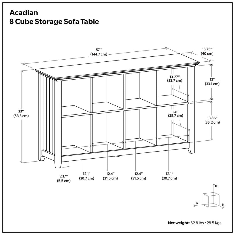 Acadian - Handcrafted Cube Storage by HouseOfZazla