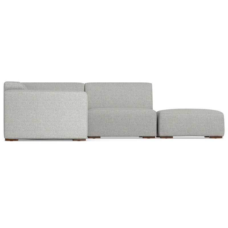 Rex - Handcrafted Sectional Sofa And Ottoman by HouseOfZazla
