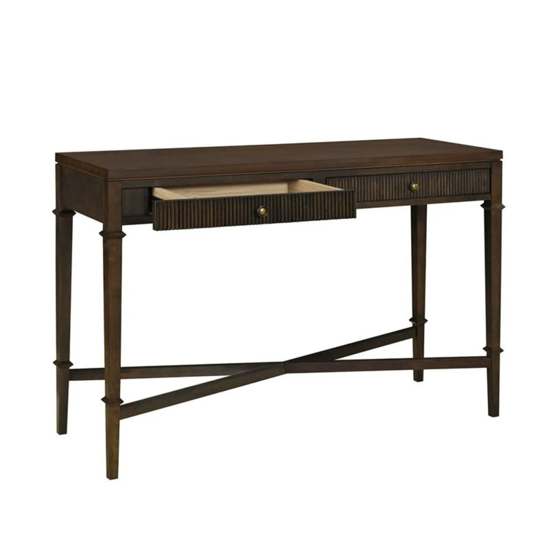Fluted - 2 Drawer Storage Console Table - Brown by Unique Piece Furniture
