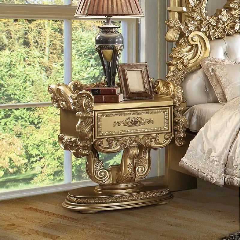 Bernadette - Nightstand - Gold by Unique Piece Furniture