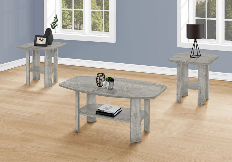 Table Set, Coffee, End, Side, Accent For Living Room (Set of 3) by HouseOfZazla