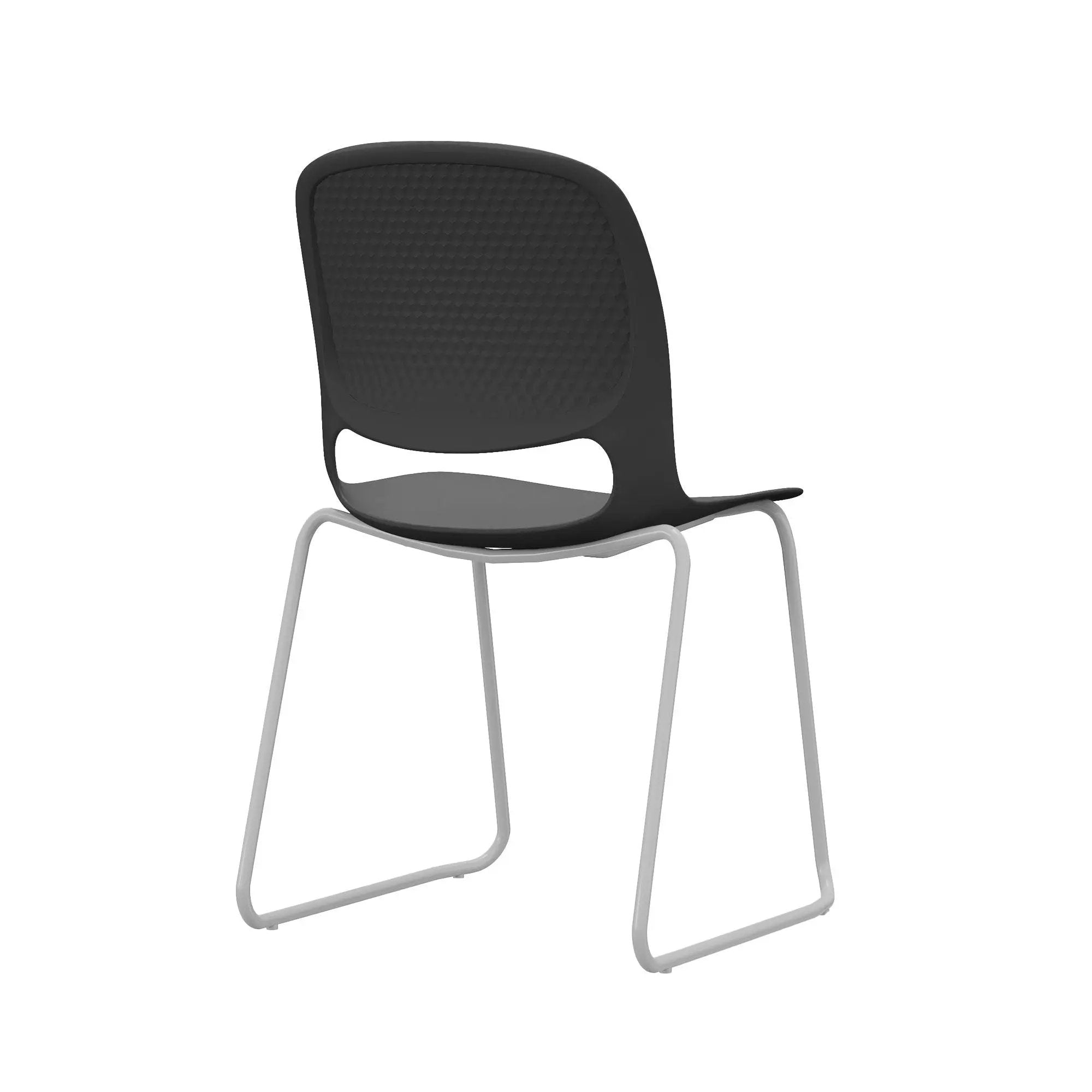 Stacking Chairs (Set of 4) - Black by HouseOfZazla