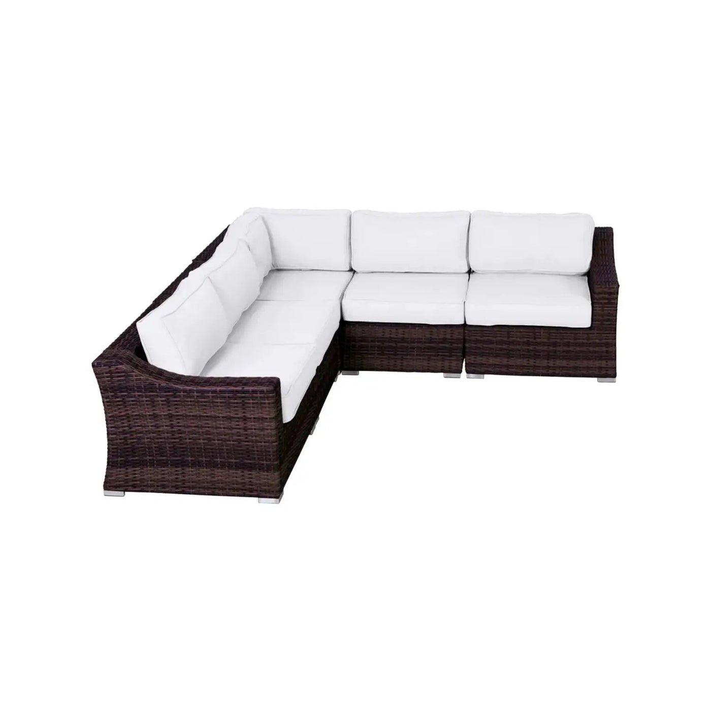 Outdoor Wicker Sofa Seating Group With Cushions by HouseOfZazla