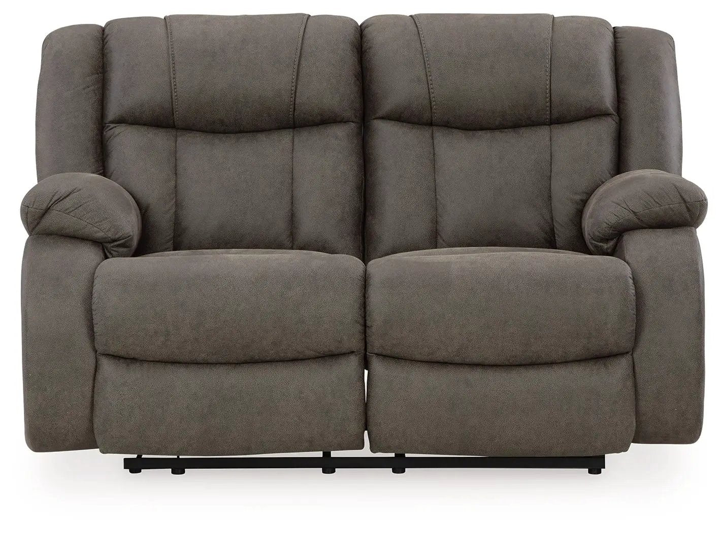 First Base - Reclining Loveseat - Gunmetal by Unique Piece Furniture