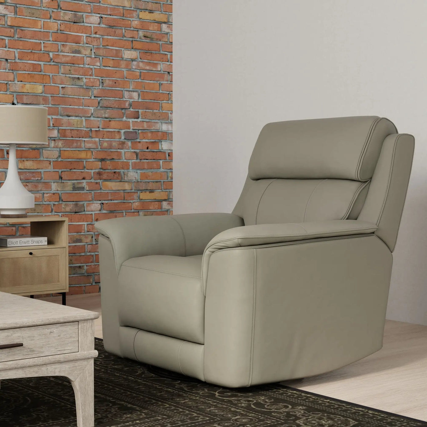 Oslo - Manual Swivel Glider Recliner by Unique Piece Furniture