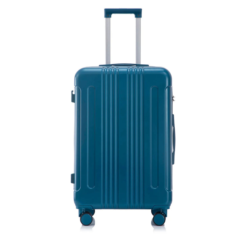 3-Piece ABS Spinner Wheel Luggage Set 20"/24"/28" Dark Blue by HouseOfZazla