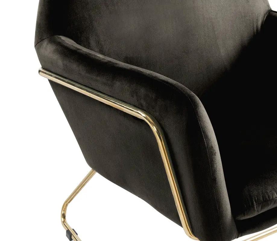 Keira - Accent Chair With Metal Base by Unique Piece Furniture