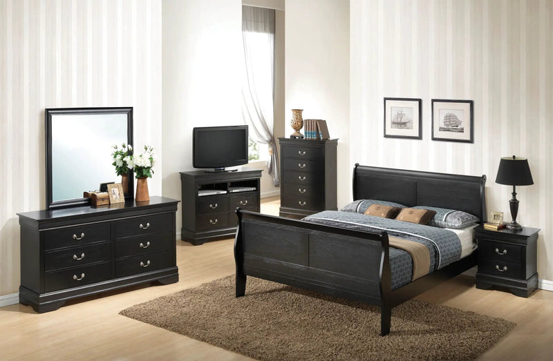 Panel Sleigh Bed by HouseOfZazla