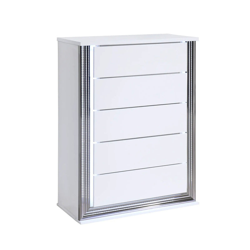 Moon - Smooth Chest With LED - White by HouseOfZazla