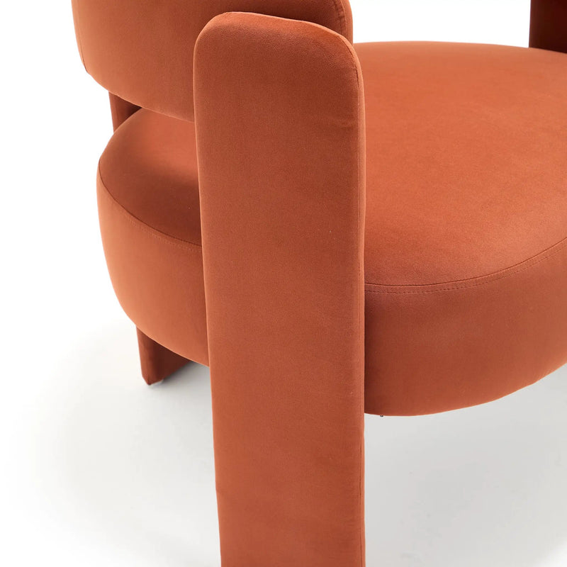 Accent Chair for Living Room, Velvet Comfy Single Sofa Chair by HouseOfZazla