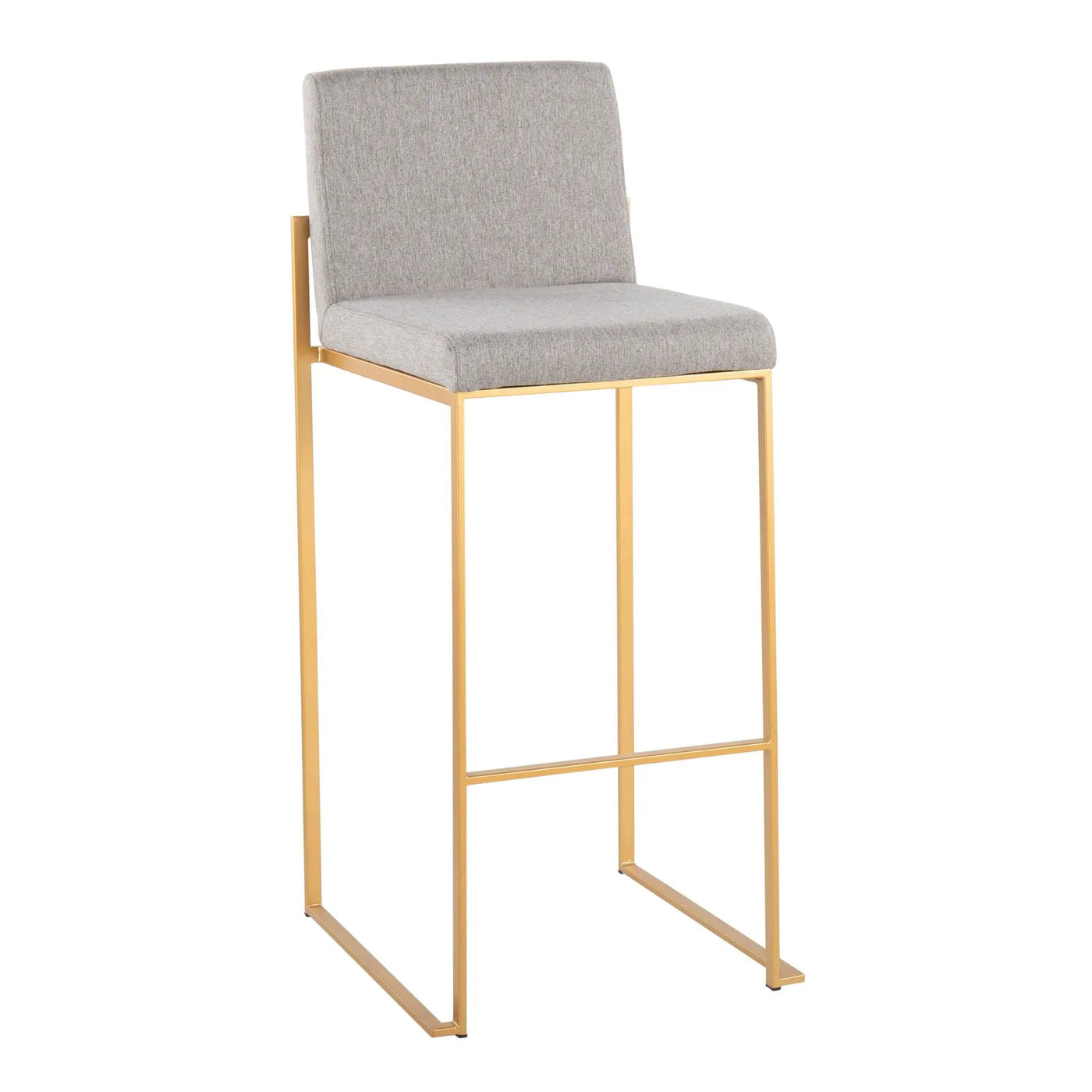 Fuji - Contemporary Design High Back Barstool by HouseOfZazla