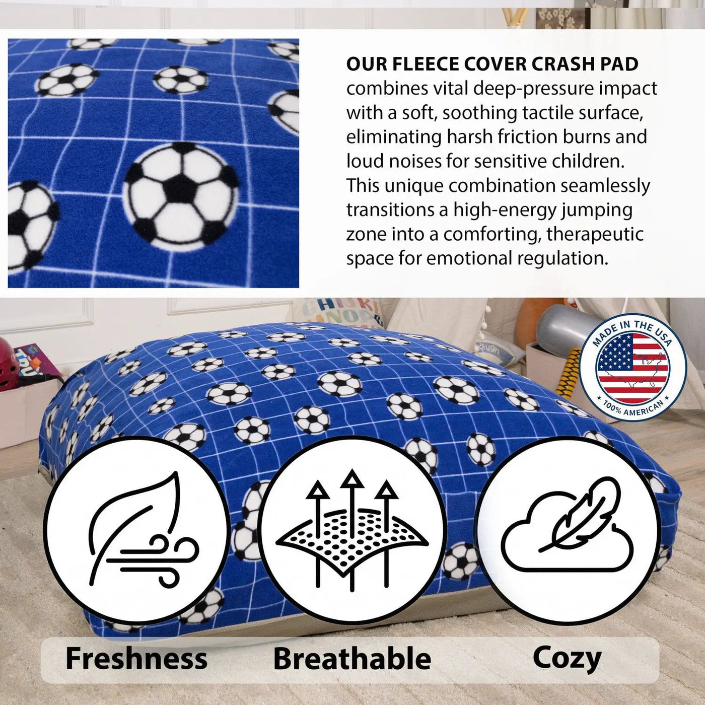 Sensory Crash Pad for Kids & Adults by HouseOfZazla
