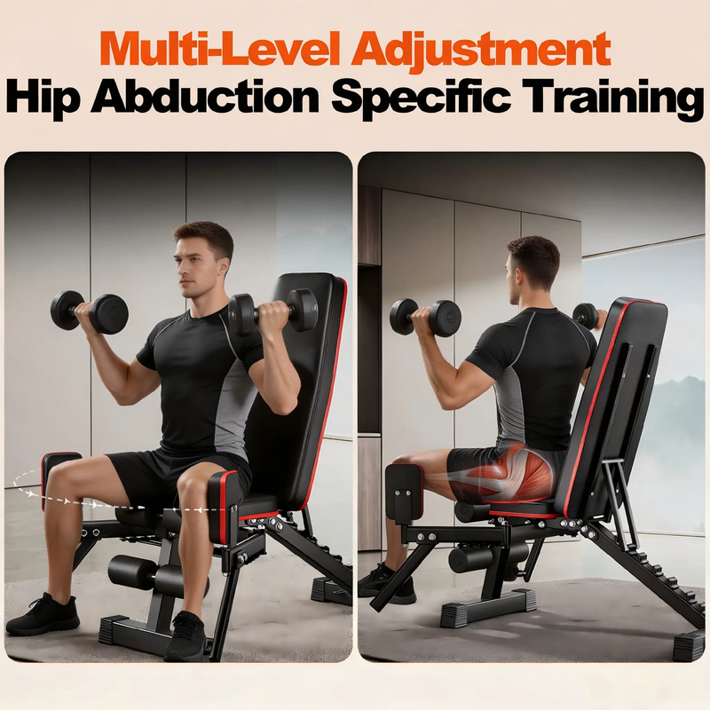 2-in-1 Weight Bench for Home Gym by HouseOfZazla