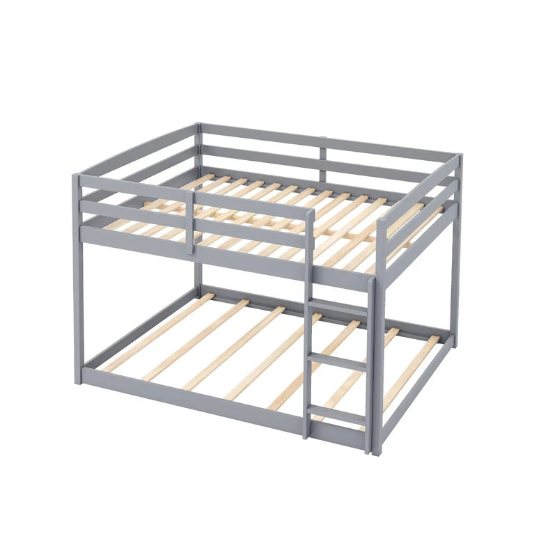 Full Over Full Bunk Bed Low-to-ground Bunk Bed by DirectDeals