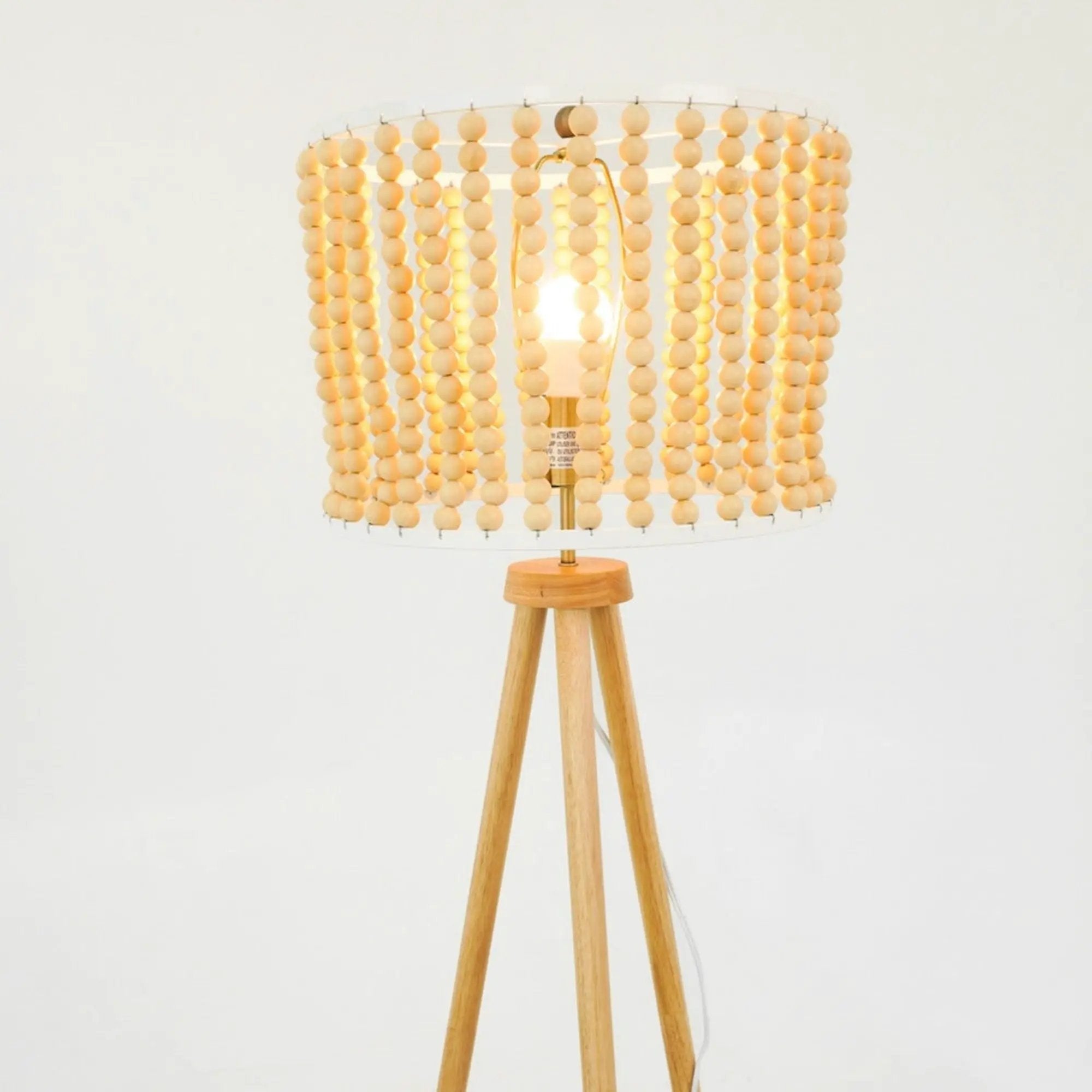 Brillo - 3 Legged Floor Lamp - Brown by HouseOfZazla