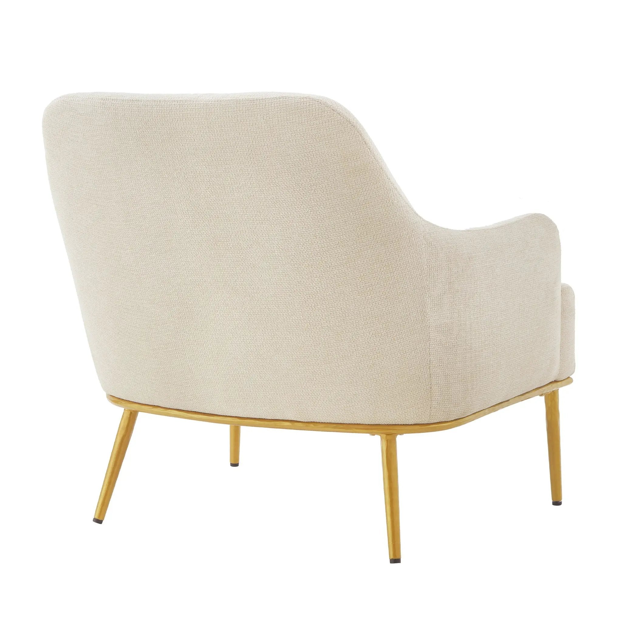 Modern Elegance Accent Chair With Curved Backrest by HouseOfZazla
