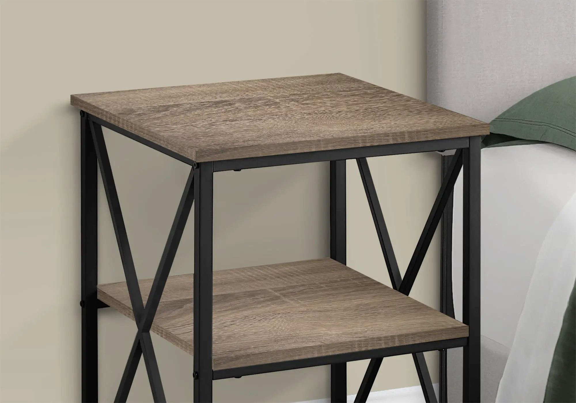 3 Tier Accent Table, Side Marble Look Contemporary & Modern by Unique Piece Furniture