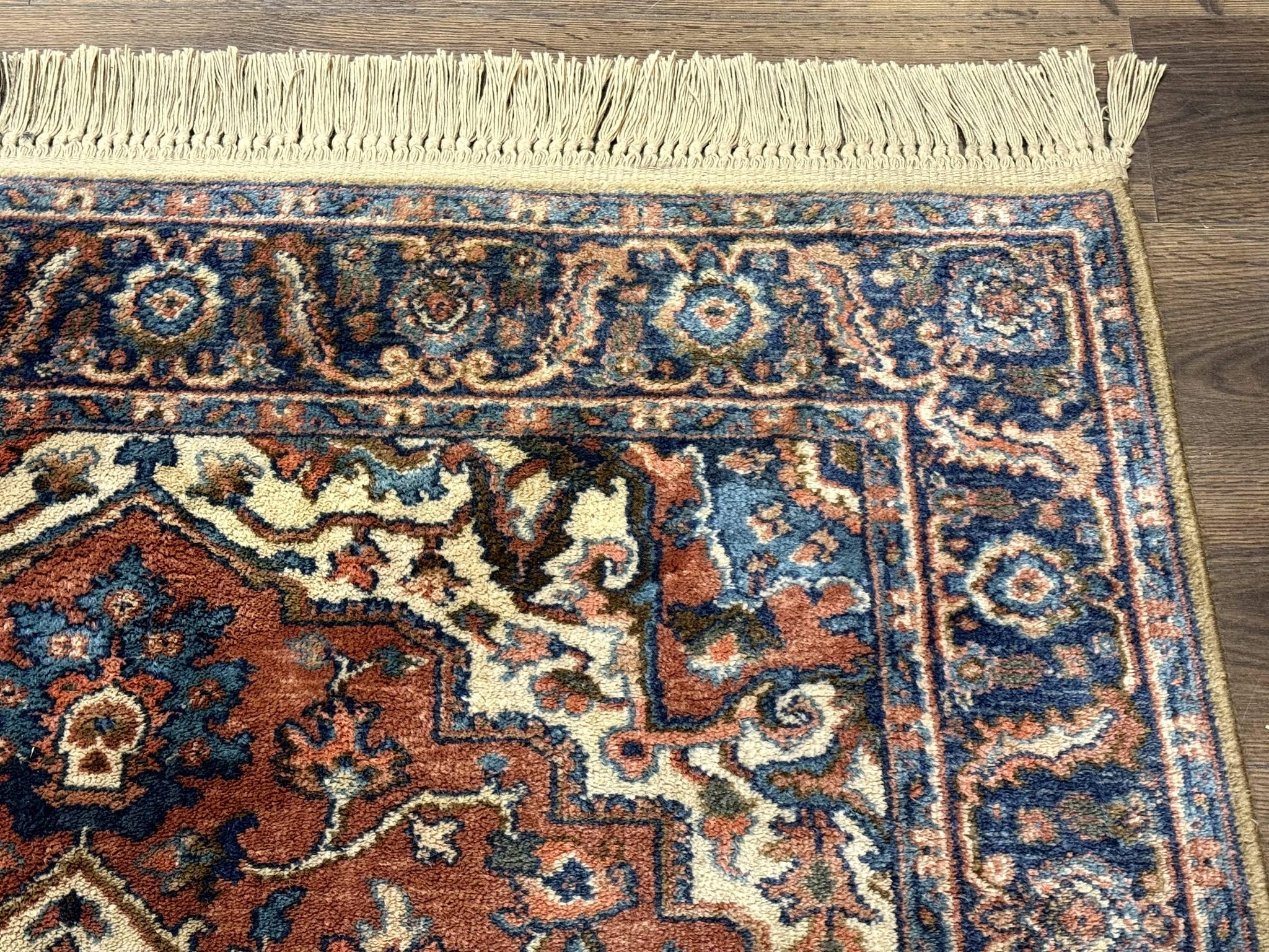 Karastan Rug 4x6, Vintage Karastan #744 Antique Serapi Pattern, Wool Pile, Original 700 Series Karastan Carpet by Jewel Rugs