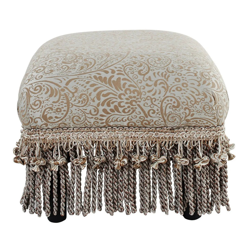 Fiona - Handcrafted Accent Footstool Ottoman by Unique Piece Furniture