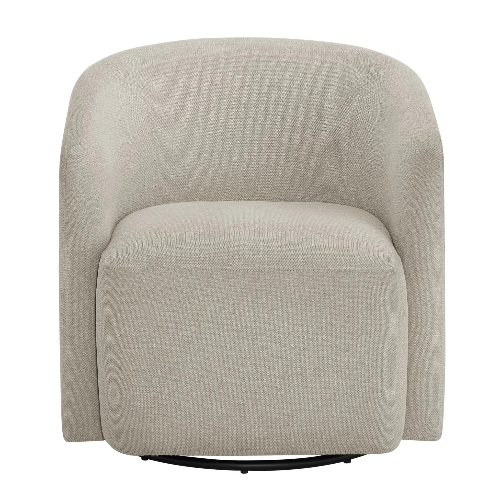 Ardena - Modern Swivel Barrel Chair by HouseOfZazla