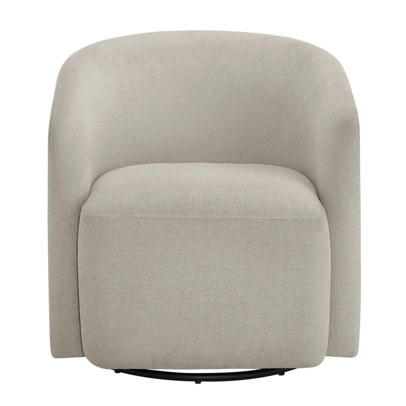 Ardena - Modern Swivel Barrel Chair by HouseOfZazla