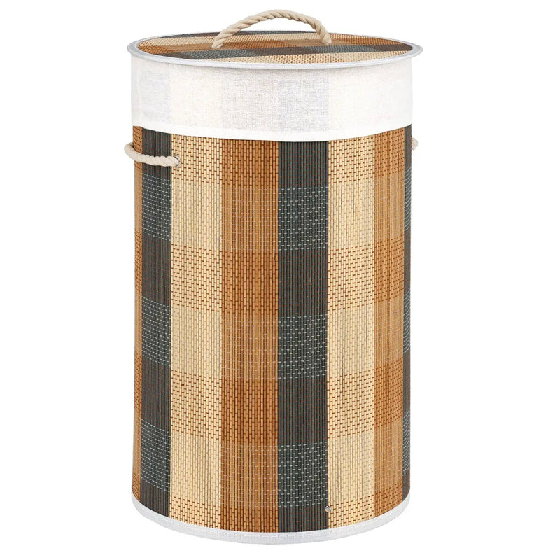13.2 Gallon Bamboo Laundry Hamper with Removable Liner by DirectDeals