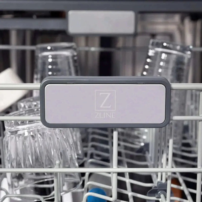ZLINE Autograph Edition 24" Tall Tub Dishwasher, Custom Panel Ready, Gold DWMTZ-24-G by Farmhouse Kitchen and Bath