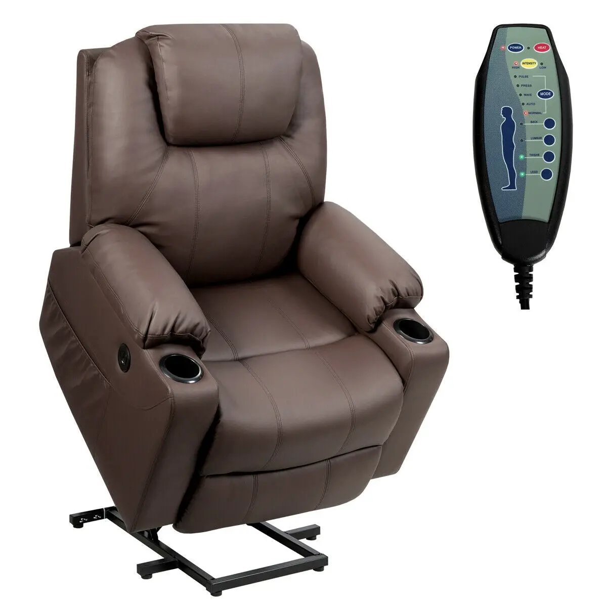 Electric Power Lift Leather Massage Sofa, photo 16 of 16