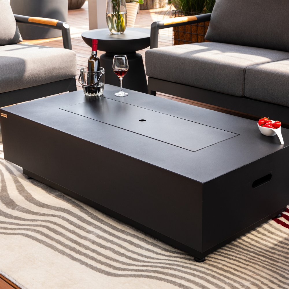 Propane Fire Pit Table Outdoor 50,000 BTU Firepits for Outside CSA Certified by EnvelorHome