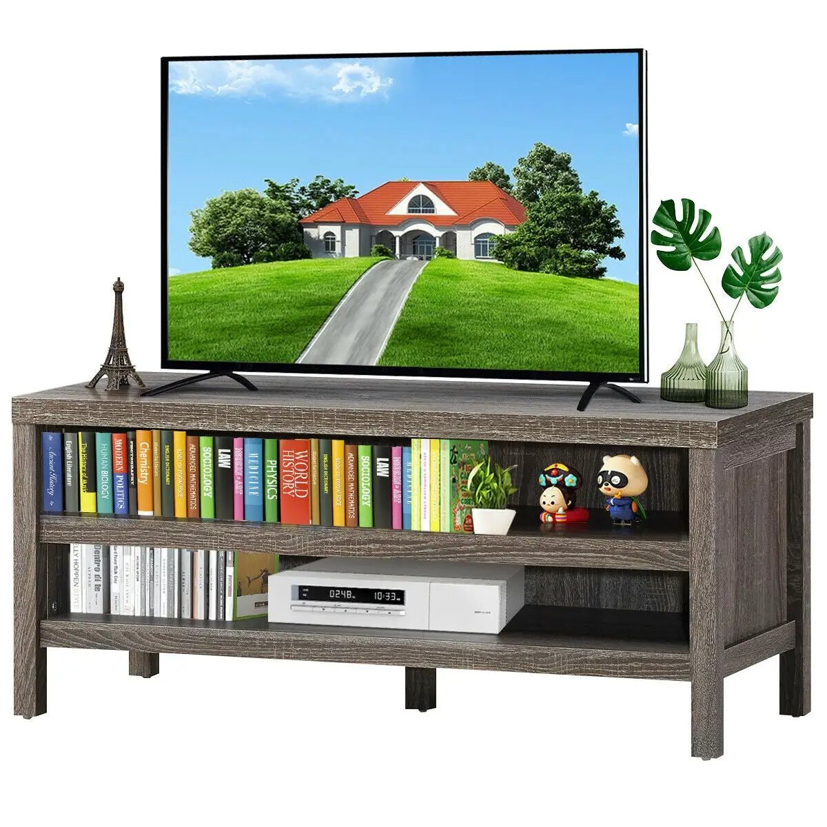 3-Tier TV Stand Console Cabinet for TV's up to 45 Inch with Storage Shelves, photo 16 of 16