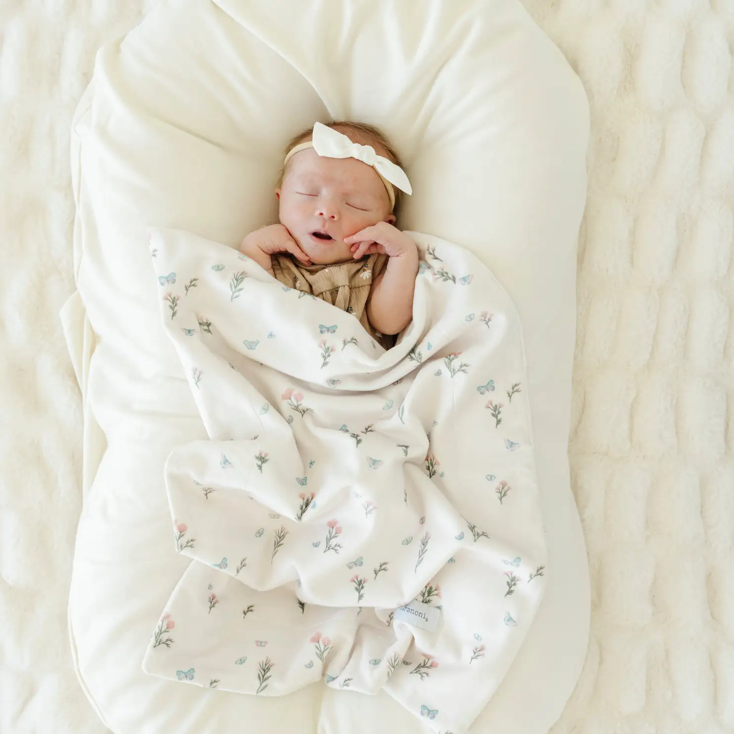 Minky Stretch Receiving Blankets by HouseOfZazla