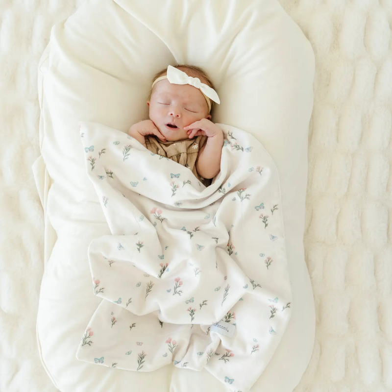 Minky Stretch Receiving Blankets by HouseOfZazla