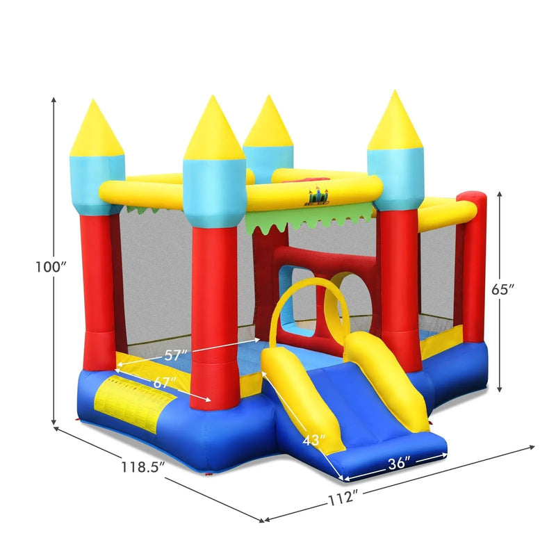 Kid's Inflatable Bouncer with Jumping Area and 480W Blower by DirectDeals