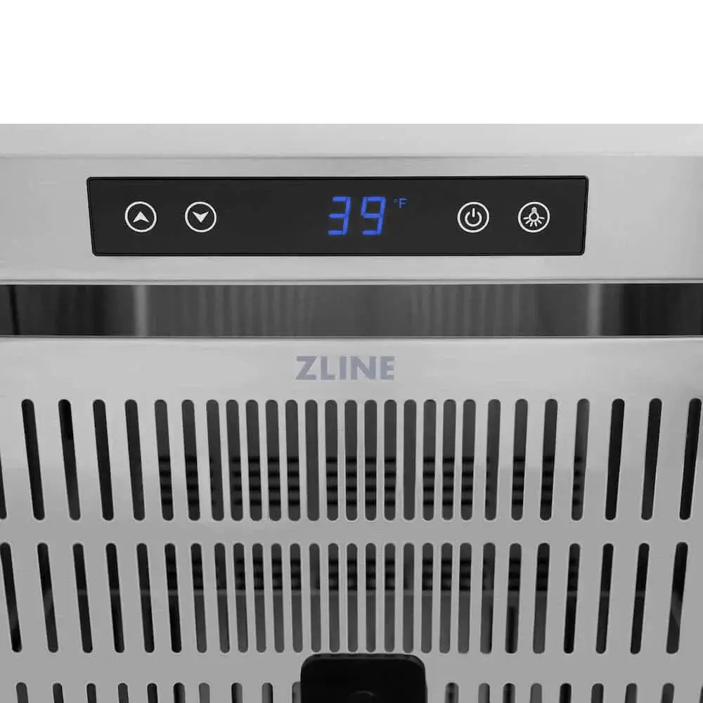 ZLINE 24" Touchstone 168 Can Outdoor-Rated Dual Refrigerator Drawer, Gold, RDSOZ-ST-24-G by Farmhouse Kitchen and Bath