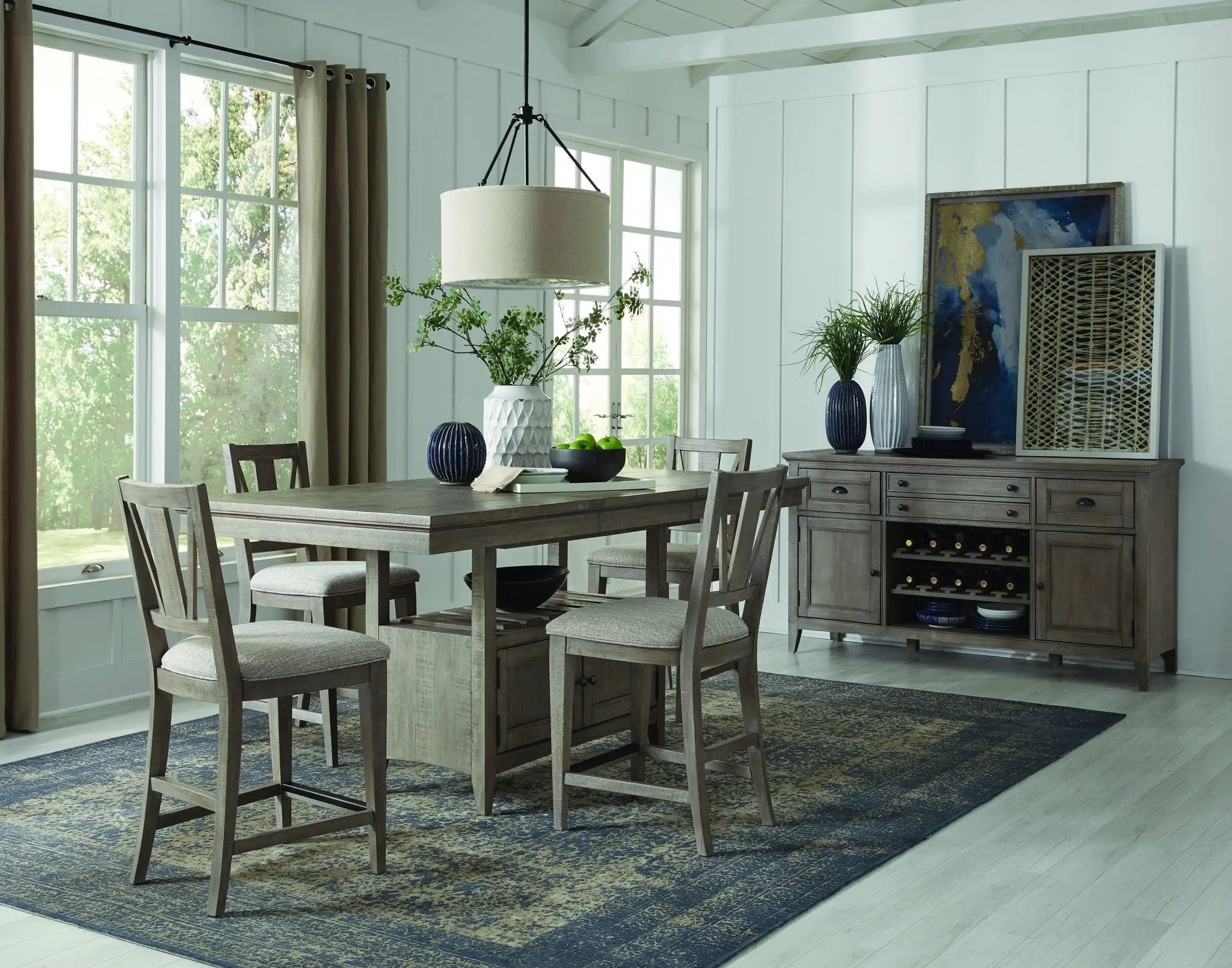 Paxton Place - Counter Table - Dovetail Gray by Unique Piece Furniture