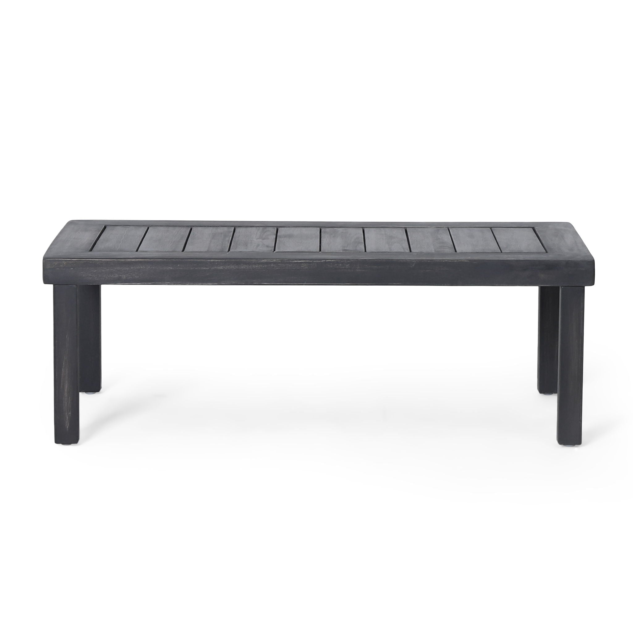 Acacia Wood Loveseat And Coffee Table Set With Cushions by HouseOfZazla