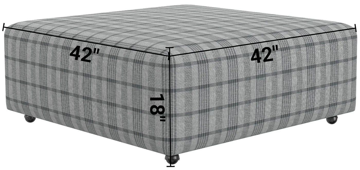 Chappy - Castered Cocktail Ottoman by Unique Piece Furniture